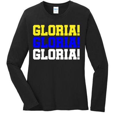 Gloria! Gloria! Gloria! Ladies Long Sleeve Shirt