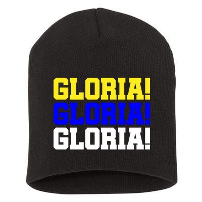 Gloria! Gloria! Gloria! Short Acrylic Beanie