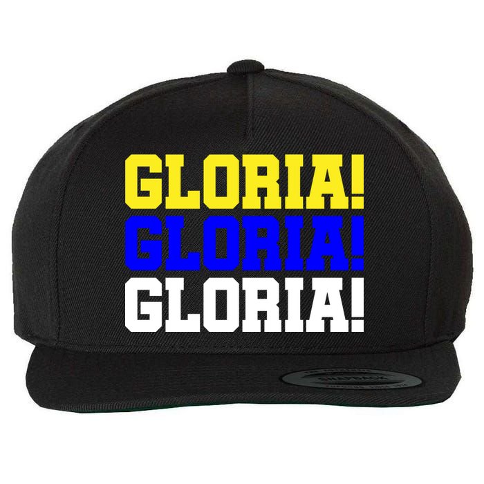 Gloria! Gloria! Gloria! Wool Snapback Cap