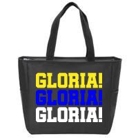 Gloria! Gloria! Gloria! Zip Tote Bag