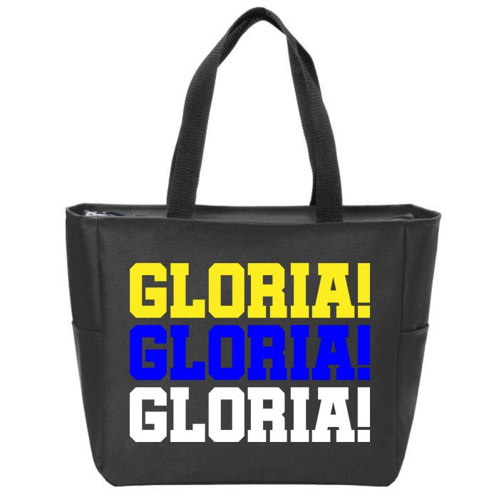 Gloria! Gloria! Gloria! Zip Tote Bag