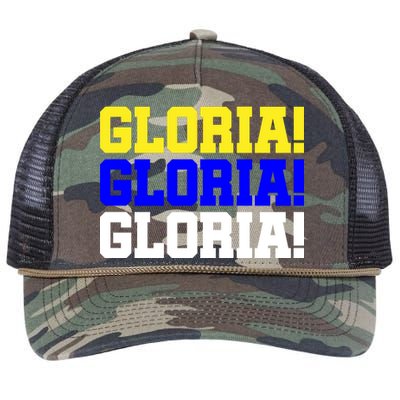 Gloria! Gloria! Gloria! Retro Rope Trucker Hat Cap