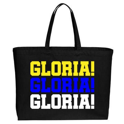 Gloria! Gloria! Gloria! Cotton Canvas Jumbo Tote