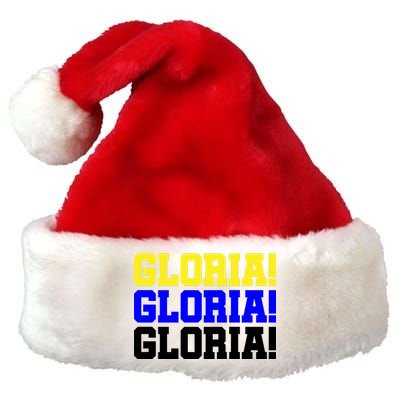 Gloria! Gloria! Gloria! Premium Christmas Santa Hat