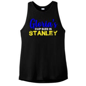 Gloria's Cup size is Stanley  Ladies PosiCharge Tri-Blend Wicking Tank