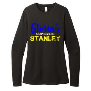 Gloria's Cup size is Stanley  Womens CVC Long Sleeve Shirt