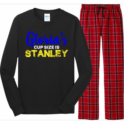 Gloria's Cup size is Stanley  Long Sleeve Pajama Set