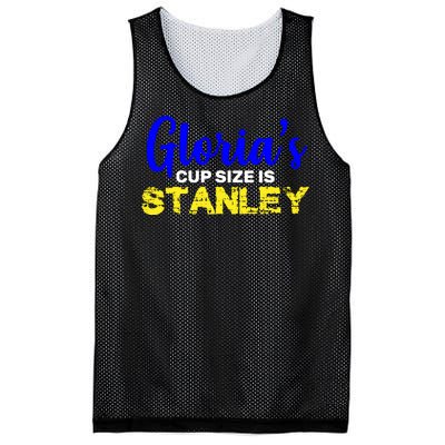 Gloria's Cup size is Stanley  Mesh Reversible Basketball Jersey Tank