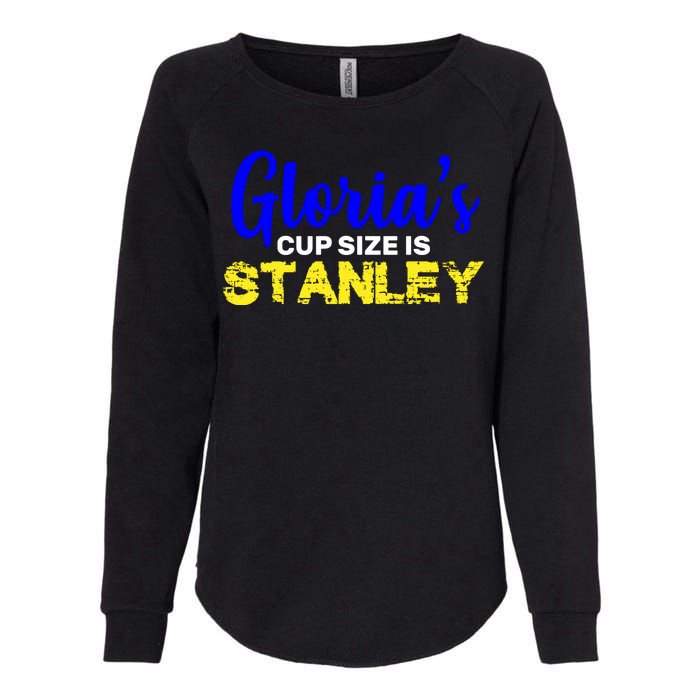 Gloria's Cup size is Stanley  Womens California Wash Sweatshirt