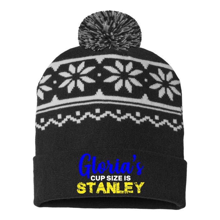 Gloria's Cup size is Stanley  USA-Made Snowflake Beanie