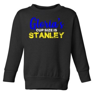 Gloria's Cup size is Stanley  Toddler Sweatshirt