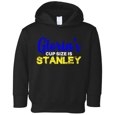 Gloria's Cup size is Stanley  Toddler Hoodie