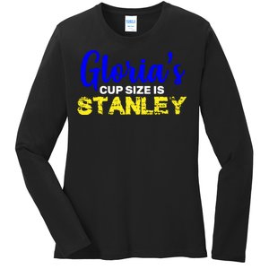 Gloria's Cup size is Stanley  Ladies Long Sleeve Shirt