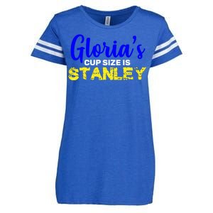 Gloria's Cup size is Stanley  Enza Ladies Jersey Football T-Shirt