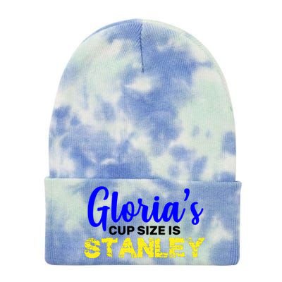 Gloria's Cup size is Stanley  Tie Dye 12in Knit Beanie