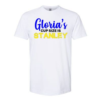 Gloria's Cup size is Stanley  Softstyle CVC T-Shirt