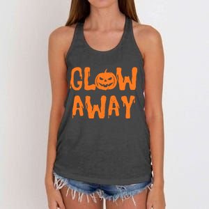 Glow Away  Women's Knotted Racerback Tank