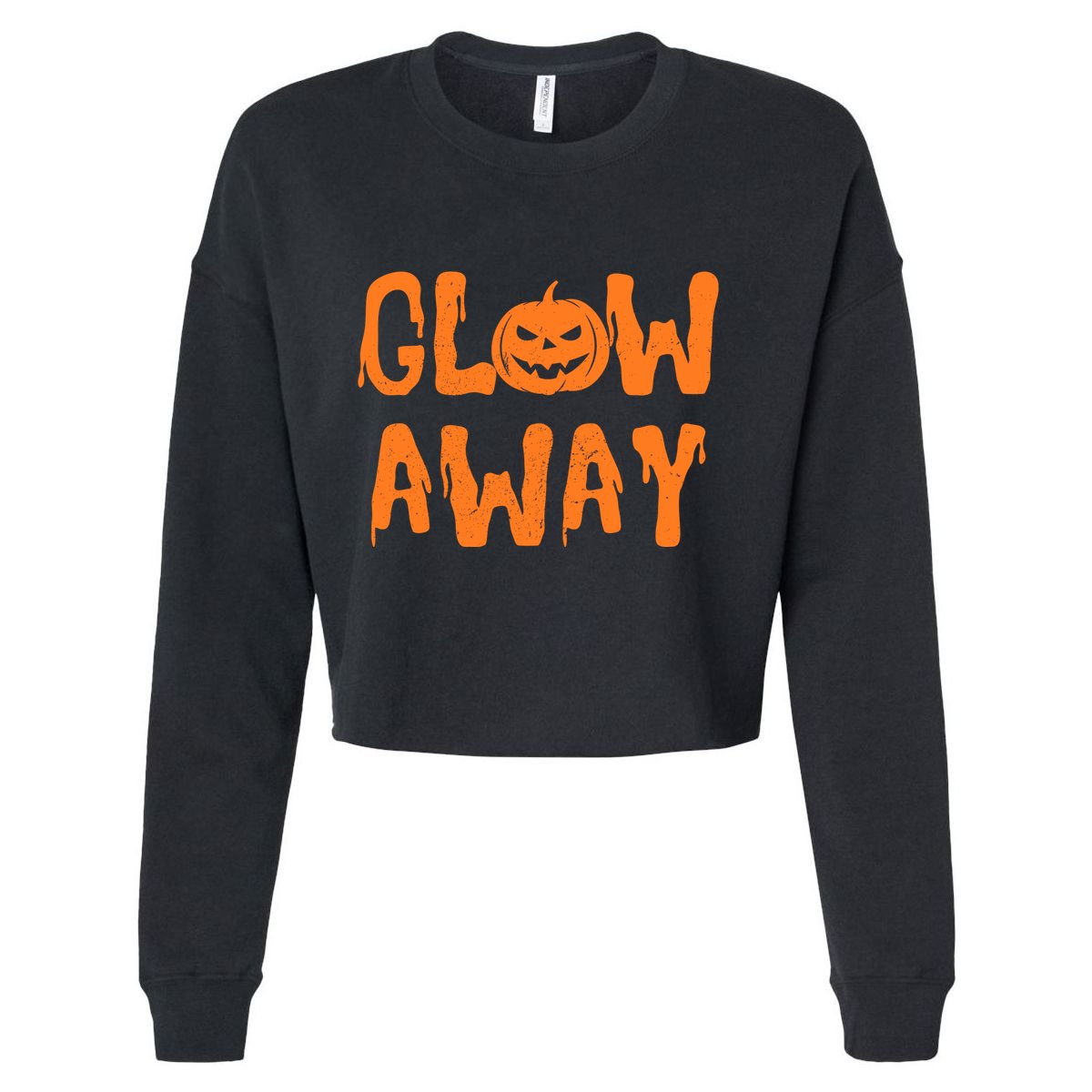 Glow Away  Cropped Pullover Crew