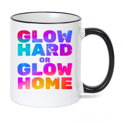 Glow Hard Or Glow Home 11oz Black Color Changing Mug