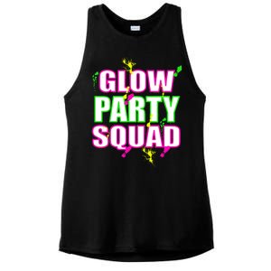 Glow Party Squad Ladies PosiCharge Tri-Blend Wicking Tank