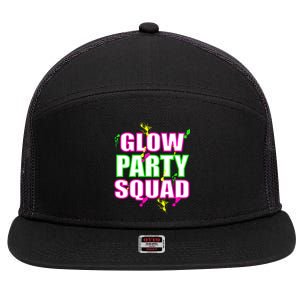 Glow Party Squad 7 Panel Mesh Trucker Snapback Hat