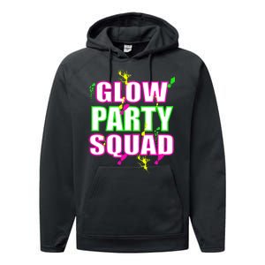 Glow Party Squad Performance Fleece Hoodie