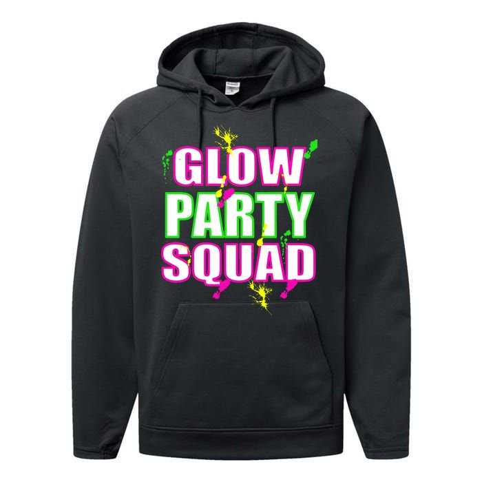 Glow Party Squad Performance Fleece Hoodie