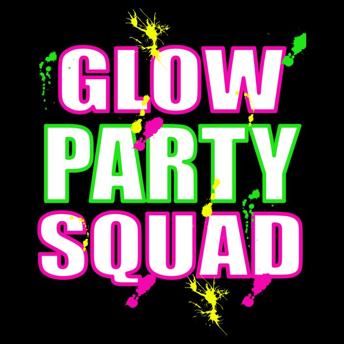Glow Party Squad Full-Length Apron With Pockets