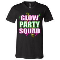 Glow Party Squad V-Neck T-Shirt