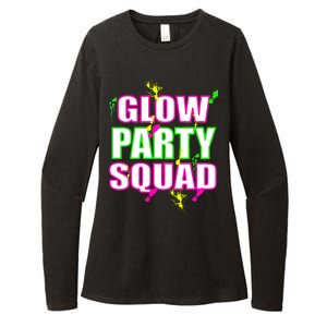 Glow Party Squad Womens CVC Long Sleeve Shirt