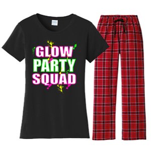 Glow Party Squad Women's Flannel Pajama Set