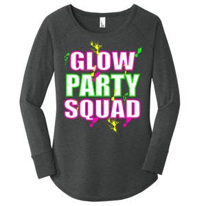 Glow Party Squad Women's Perfect Tri Tunic Long Sleeve Shirt