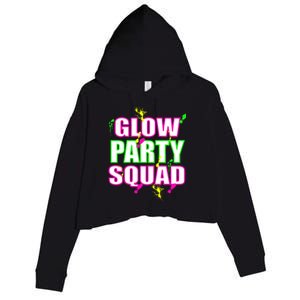 Glow Party Squad Crop Fleece Hoodie