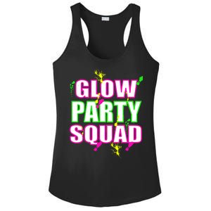 Glow Party Squad Ladies PosiCharge Competitor Racerback Tank