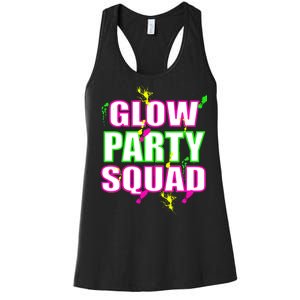 Glow Party Squad Women's Racerback Tank