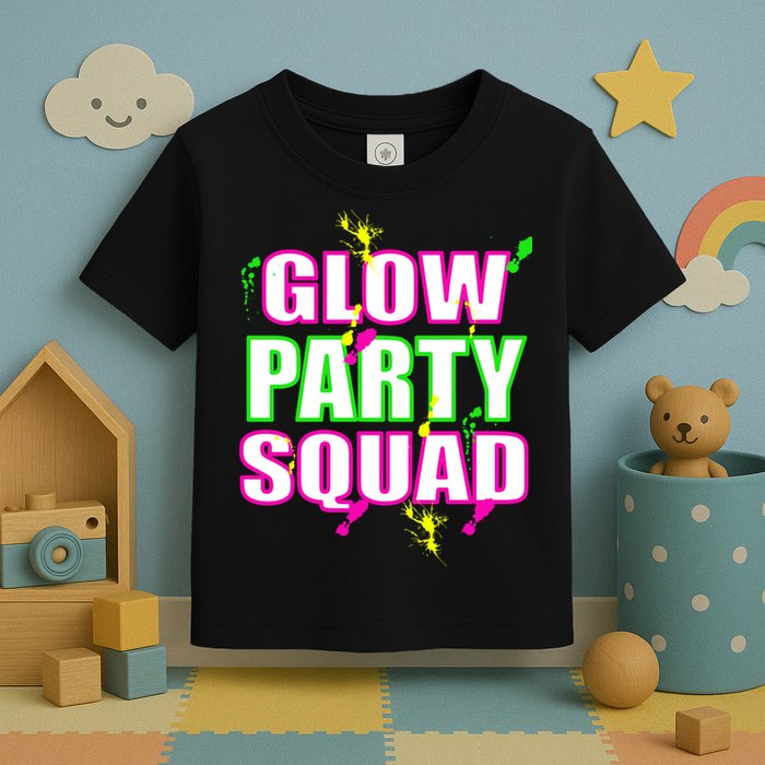 Glow Party Squad Toddler T-Shirt