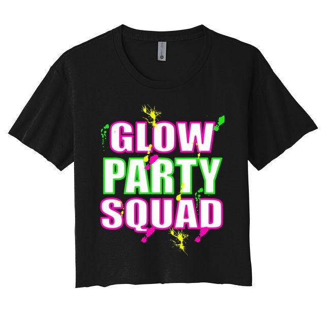 Glow Party Squad Crop Top