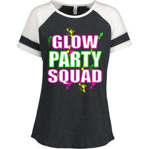 Glow Party Squad Enza Ladies Jersey Colorblock Tee