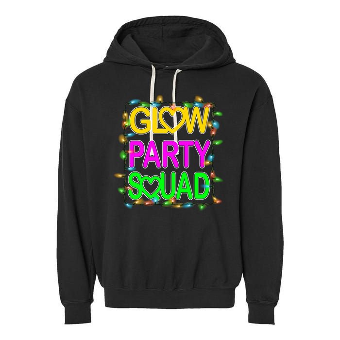 Glow Party Squad1 Garment-Dyed Fleece Hoodie