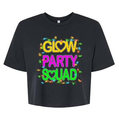 Glow Party Squad1 Bella+Canvas Jersey Crop Tee