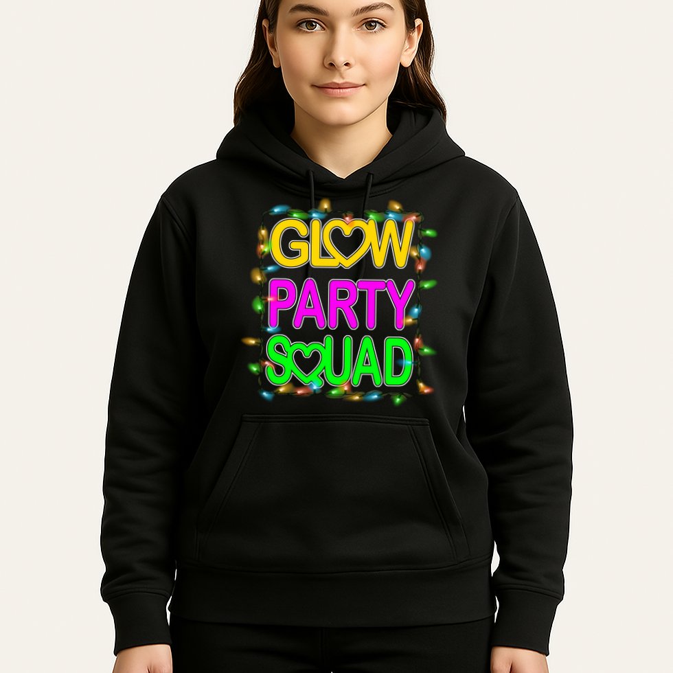 Glow Party Squad1 Hoodie