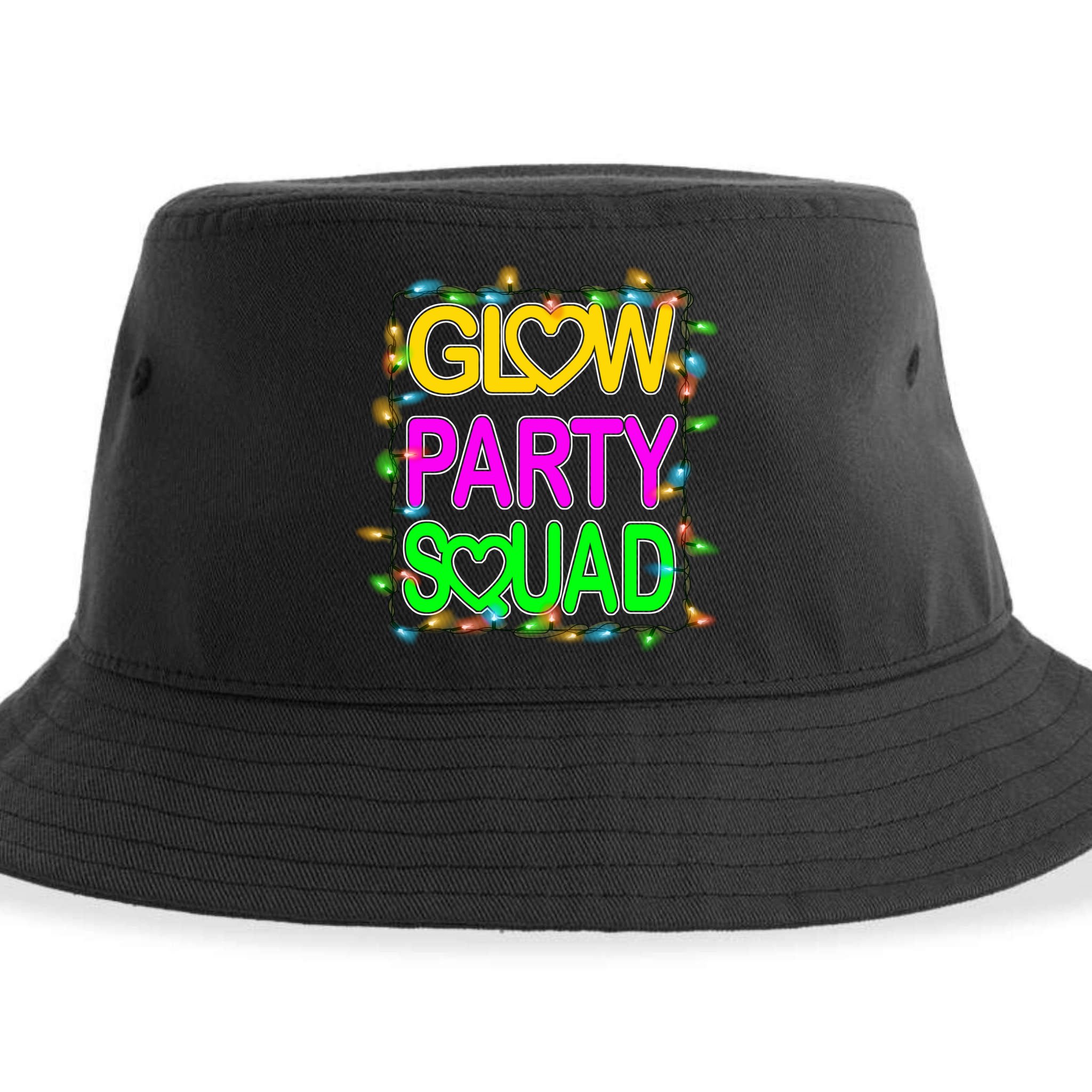 Glow Party Squad1 Sustainable Bucket Hat