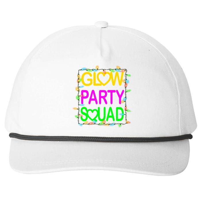 Glow Party Squad1 Snapback Five-Panel Rope Hat