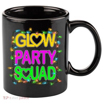 Glow Party Squad1 11oz C Handle Ceramic Mug