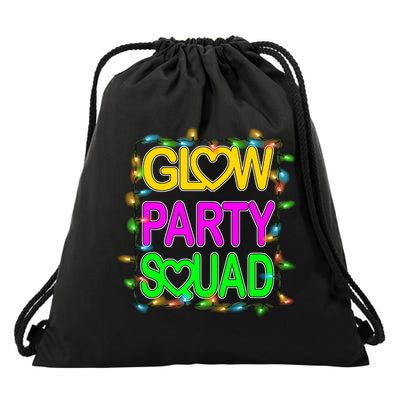 Glow Party Squad1 Drawstring Bag