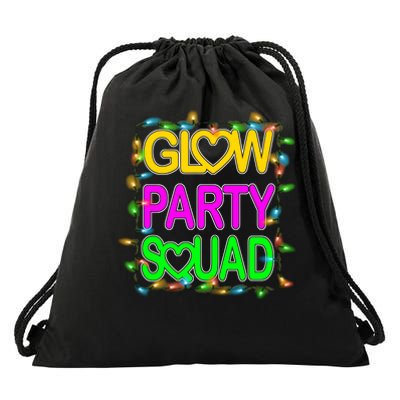 Glow Party Squad1 Drawstring Bag