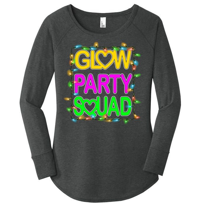 Glow Party Squad1 Women's Perfect Tri Tunic Long Sleeve Shirt