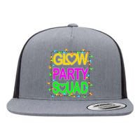 Glow Party Squad1 Flat Bill Trucker Hat