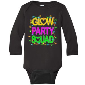 Glow Party Squad1 Baby Long Sleeve Bodysuit