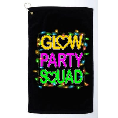 Glow Party Squad1 Platinum Collection Golf Towel